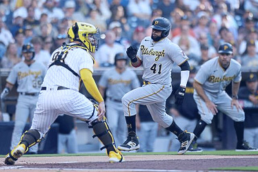 Pirates collect only 3 hits, but 5-1 loss to Padres offers its share of  drama | TribLIVE.com